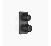 Dornbracht Lissߩ thermostat encastrߩ avec contrß?Le de dߩbit ß Trois Voies, 36427845, Coloris: Noir Mat