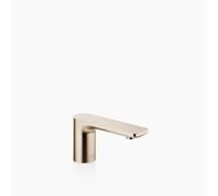 Dornbracht LISSÉ Bec déverseur pour lavabos sans garniture de vidage, saillie 130mm, 13700845-27, Couleur: Light Gold brossé