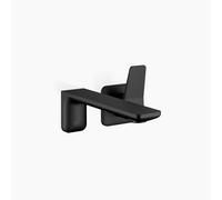 Dornbracht LISSÉ Mitigeur monocommandé mural pour lavabo sans vidage, saillie 210mm, 36861845-33, Couleur: Noir Mat