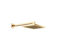 Dornbracht Douche à effet pluie Lulu 28786710-28 avec raccord mural, laiton brossé