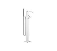 Dornbracht LULU Mitigeur monocommandé pour bain avec tube de trop-plein pour montage indépendant, avec garniture de douche flexible, 25863710-00, Couleur: chrome