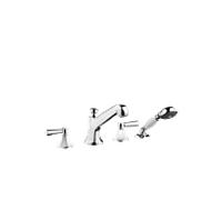 Dornbracht Madison Flair quatre trous 27502370-00 pour montage sur rebord de baignoire / bord de plaque, chromé