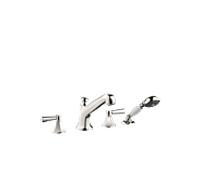 Dornbracht Madison Flair quatre trous 27502370-08 pour montage sur rebord de baignoire / rebord de carrelage, platine