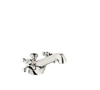 Dornbracht MADISON Mitigeur monotrou pour lavabo avec garniture d'écoulement, saillie 130mm, 22500360-08, Couleur: platine