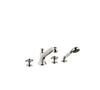 Dornbracht Madison mitigeur bain 4 trous 27502360-06 pour montage sur bord de baignoire / bord de carrelage, platine mat