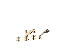Dornbracht Madison mélangeur de bain à quatre trous 27502360-09 pour montage sur rebord de baignoire / rebord de carrelage, laiton