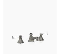 Dornbracht MADISON Mélangeur de lavabo à trois trous avec garniture d'écoulement, saillie 135mm, 20700370-99, Couleur: foncé Platine mat