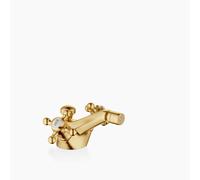 Dornbracht MADISON Mélangeur monotrou pour bidet avec garniture d'écoulement, saillie 125mm, 24510360-28, Couleur: Laiton brossé