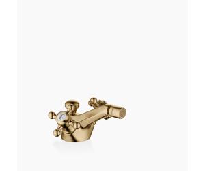Dornbracht MADISON Mélangeur monotrou pour bidet avec garniture d'écoulement, saillie 125mm, 24510360-39, Couleur: Dark Brass brossé