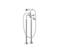 Dornbracht Madison mitigeur bain 2 trous 25943360-00 montage sur pied, avec set de douche, chromé