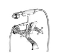 Dornbracht MADISON Mitigeur de bain pour montage mural, avec douchette à main, saillie 160mm, 25023360-39, Couleur: Dark Brass brossé