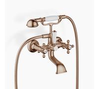 Dornbracht MADISON Mitigeur de bain pour montage mural, avec douchette à main, saillie 160mm, 25023360-42, Couleur: Bronze brossé