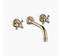 Dornbracht MADISON Mitigeur mural pour lavabo sans vidage, saillie 190mm, 36712361-09, Couleur: laiton