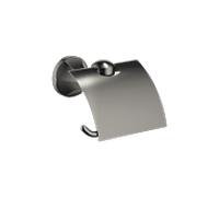 Dornbracht MADISON Porte-rouleau de papier, avec couvercle, 83510361-99, Couleur: foncé Platine mat