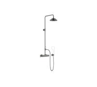 Dornbracht Madison Showerpipe avec thermostat de douche, sans douchette à main, 34459360, Coloris: foncé Platine mat