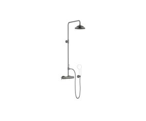 Dornbracht Madison Showerpipe avec thermostat de douche, sans douchette à main, 34459360, Coloris: foncé Platine mat