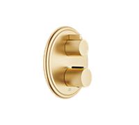 Thermostat encastré MADISON de Dornbracht avec régulation de débit à sens unique, 36425977-28, Couleur: Laiton brossé