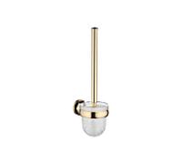 Dornbracht Madison WC - garniture de toilette Modèle mural, insert en verre verre cristal, mat, laiton