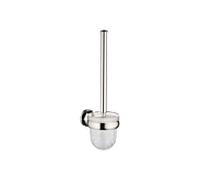 Dornbracht Madison WC - garniture de toilette Modèle mural, insert en verre verre cristal, mat, platine