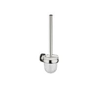 Dornbracht – Ensemble brosse WC MADISON 83900361-06 – Verre cristal mural, Platine mat