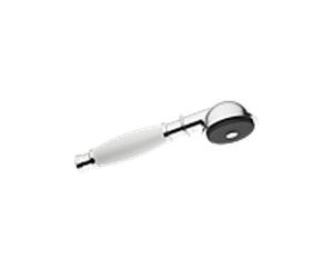 Dornbracht main match0 28002970-00 chrome, métal, poignée en porcelaine blanc