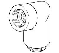 Dornbracht mamelon 20 degrés 04240418700-08 tuyau de douche, platine