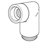 Dornbracht mamelon 20 degrés 04240428700-08 04240428700 47 x 69 x 33 mm platine