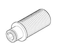 Dornbracht mamelon D=15 2000 /2 09240501390 brut