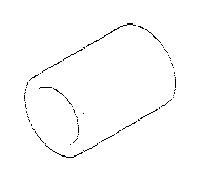 Dornbracht manchon D14x10x23,5 081720624-00 x 19,50 mm chromé