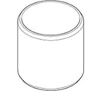 Dornbracht manchon EHM-WT MEM 09184007990 80x50x50