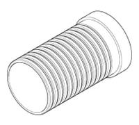 Dornbracht manchon interrupteur de tuyau 09184011690 100x100x50