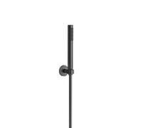 Garniture de douche flexible Dornbracht, avec douchette à main à tige, 27806625-33, Couleur: Noir Mat