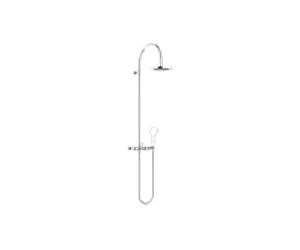 Dornbracht match2 set de douche 26632892-00 avec mitigeur de douche à deux mains Tara. chromé