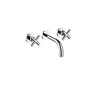 Dornbracht mélangeur paroi de la cuvette Tara . 367078920 chromé , saillie 160 mm, Kreugriffe