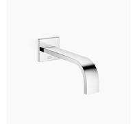 Dornbracht MEM Bec déverseur mural pour lavabos, sans garniture d'écoulement, saillie 200mm, 13800782-00, Couleur: chrome