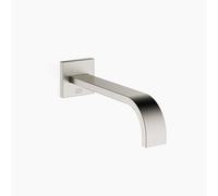 Dornbracht MEM Bec déverseur pour baignoire, montage mural, portée 220mm, 13801782-06, Couleur: Platine Mat