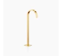 Dornbracht MEM Bec déverseur pour baignoire sans inverseur pour montage libre, saillie 280mm, 13672780-28, Couleur: Laiton brossé