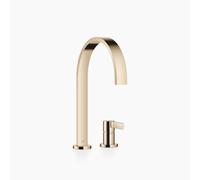 Dornbracht MEM Cuisine robinetterie à deux trous avec rosaces individuelles, saillie 241mm, 32815682-47, Couleur: Champagne
