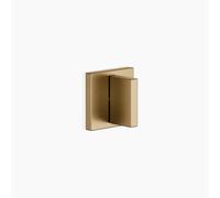 Dornbracht MEM inverseur encastré trois voies, rosace carrée 60x60mm, 36210782-39, Couleur: Dark Brass brossé