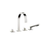 Dornbracht Mem mélangeur de bain à quatre trous 27532782-06 pour installation sur le bord de la baignoire / sur le bord du carrelage, platine mat