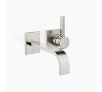 Dornbracht MEM Mitigeur monocommandé mural pour lavabos sans vidage, saillie 207mm, 36861782-06, Couleur: Platine Mat