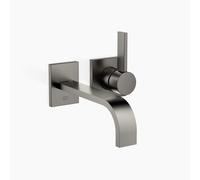 Dornbracht MEM Mitigeur monocommandé mural pour lavabos sans vidage, saillie 207mm, 36861782-99, Couleur: foncé Platine mat