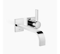 Dornbracht MEM Mitigeur monocommandé mural pour lavabos sans vidage, saillie 247mm, 36862782-00, Couleur: chrome