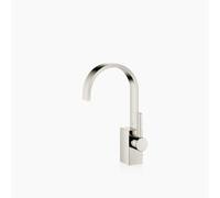 Dornbracht MEM Mitigeur monocommandé pour lavabos avec garniture d'écoulement, saillie 165mm, 33500782-08, Couleur: platine