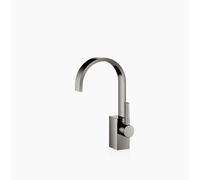 Dornbracht MEM Mitigeur monocommandé pour lavabos avec garniture d'écoulement, saillie 165mm, 33500782-19, Couleur: Chrome foncé