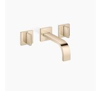 Dornbracht MEM Mitigeur mural pour lavabo sans vidage, saillie 170mm, kit de montage final, 36707782-47, Couleur: Champagne