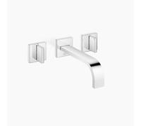 Dornbracht MEM Mitigeur mural pour lavabo sans vidage, saillie 200mm, kit de montage final, 36712782-00, Couleur: chrome