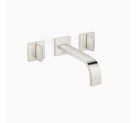 Dornbracht MEM Mitigeur mural pour lavabo sans vidage, saillie 200mm, kit de montage final, 36712782-08, Couleur: platine