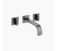 Dornbracht MEM Mitigeur mural pour lavabo sans vidage, saillie 200mm, kit de montage final, 36712782-99, Couleur: foncé Platine mat