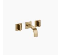 Dornbracht MEM Mitigeur mural pour lavabos sans vidage, saillie 126mm, 36702782-39, Couleur: Dark Brass brossé